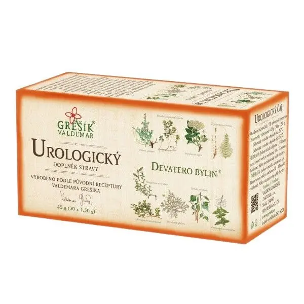 Grešík Devatero bylin Urologický čaj 30x1.5g