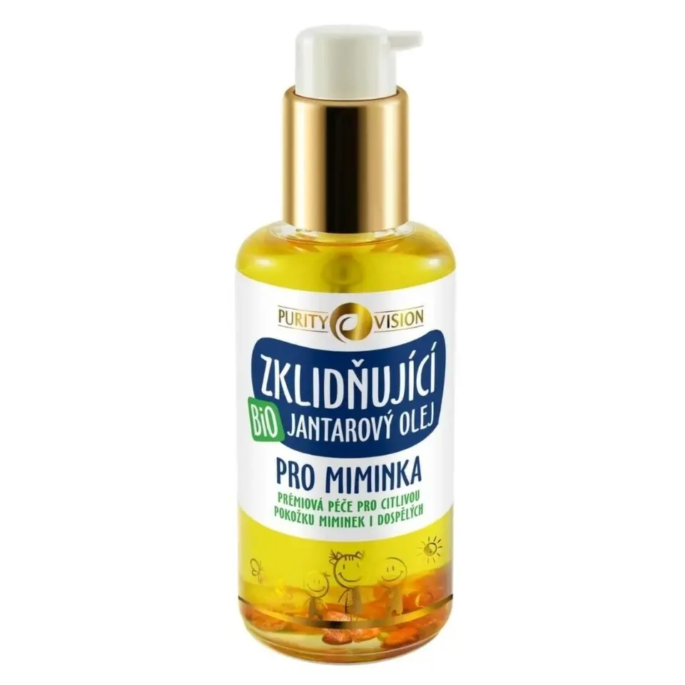 PURITY VISION Bio Zklidňující Jantarový olej pro miminka 95 ml