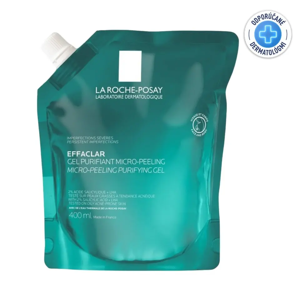 LA ROCHE-POSAY EFFACLAR mikropeelingový gel refill 400ml