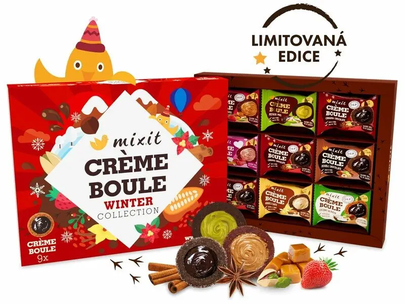 Mixit Vánoční Bouleniéra – degustační sada Crème boulí - 270 g