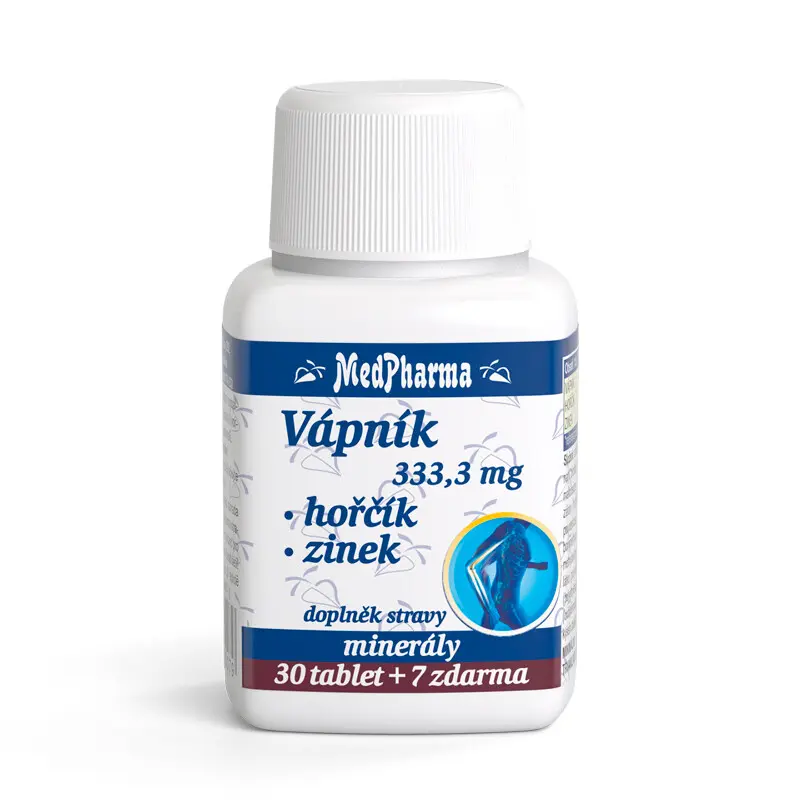 MedPharma Vápník+hořčík+zinek tbl.37