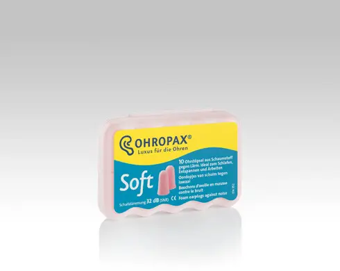 Ohropax ucpávky do uší Soft 10 ks