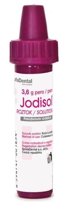 JODISOL 38,5MG/G DRM SOL 3,6G