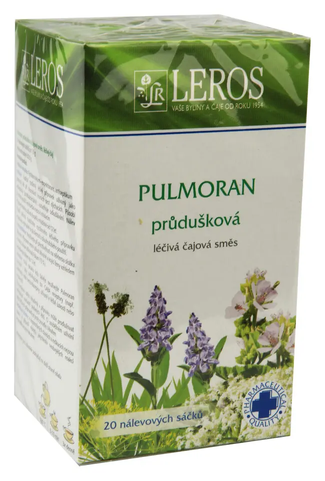LEROS Pulmoran čajové sáčky 20 x 1,5 g