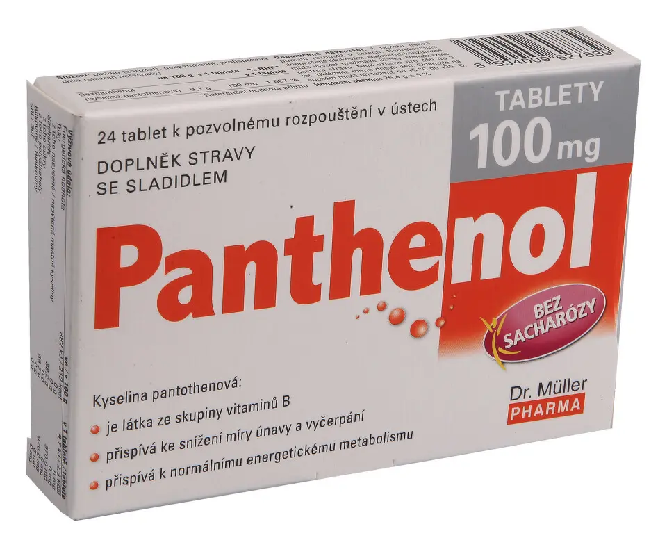 Panthenol tablety 100mg tbl.24 Dr.Müller