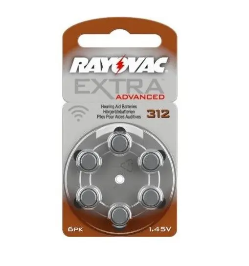 Rayovac Extra Adv.312 baterie do naslouchadel 6ks