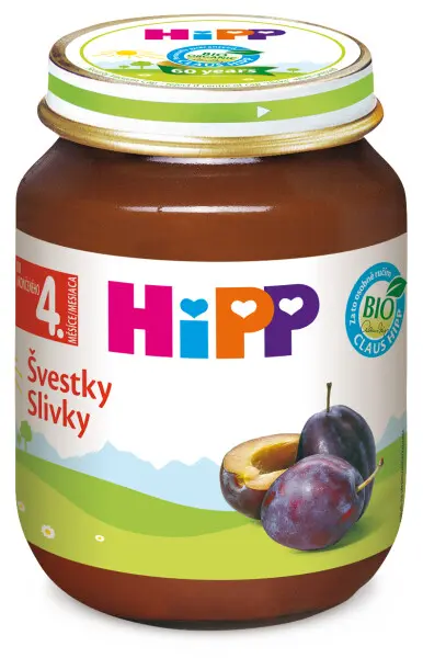 HiPP BIO ovocný příkrm švestky 125 g