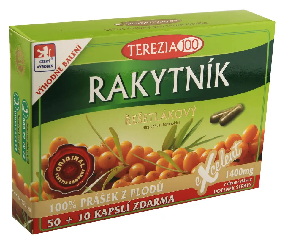 Terezia Company Rakytník řešetlákový 60 kapslí