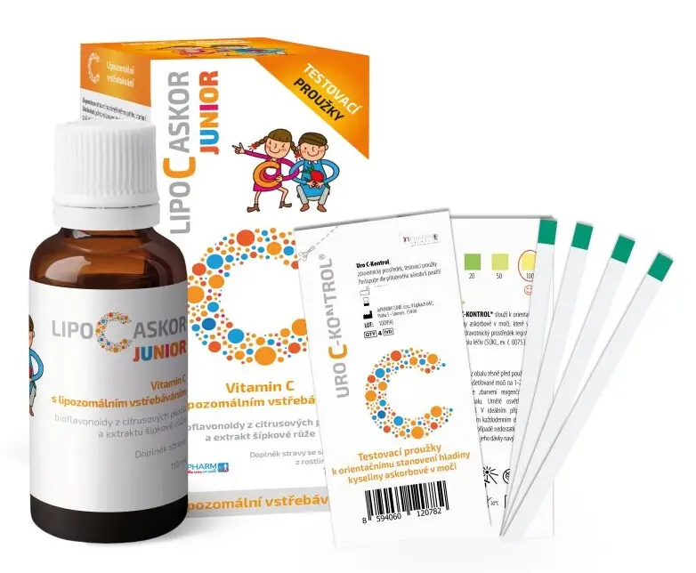 Lipo C Askor Junior tekutý lipozomální vitamin C 110 ml