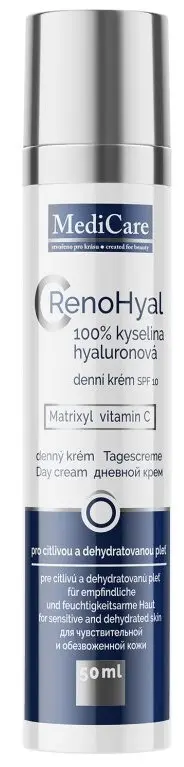 SynCare RenoHyal C 100% kyselina hyaluronová denní krém SPF10 50 ml