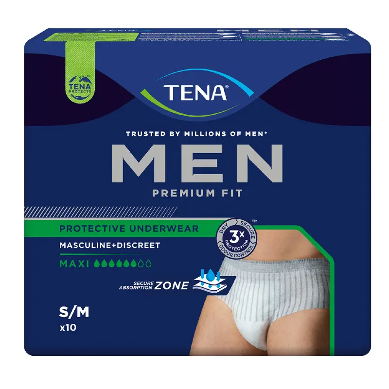 TENA Men protective underwear maxi S/M 10 kusů