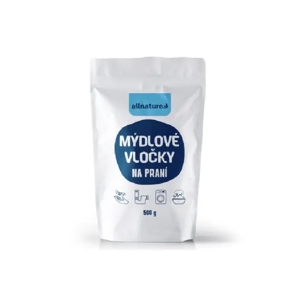Allnature Mýdlové vločky na praní 500g