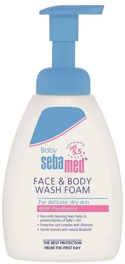 sebamed Mycí pěna na obličej a tělo 400 ml