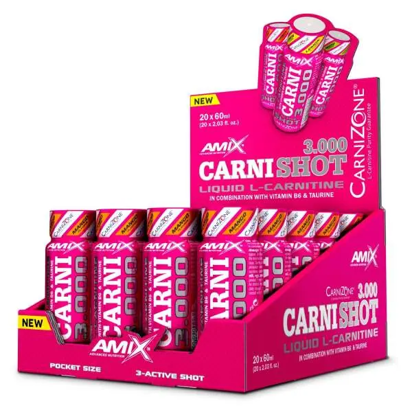 AMIX Carni Shot 3000mg , Mango, 20x60ml