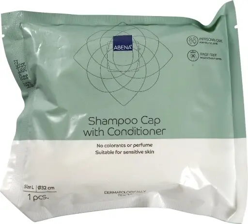 Abena Čepice se šamponem na mytí vlasů bez vody Shampoo Cap 1 ks
