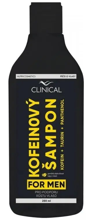 CLINICAL NUTRICOSMETICS Clinical Kofeinový šampon FOR MEN 250 ml