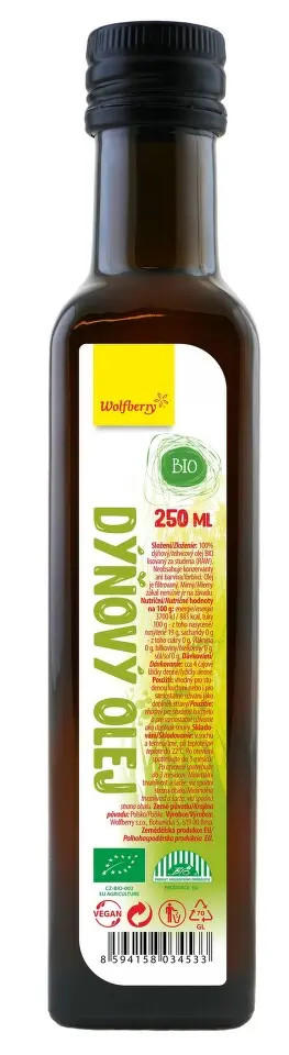 Dýňový olej BIO 250ml Wolfberry