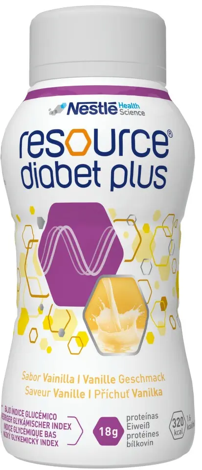 RESOURCE DIABET PLUS PŘÍCHUŤ VANILKA POR SOL 4X200ML