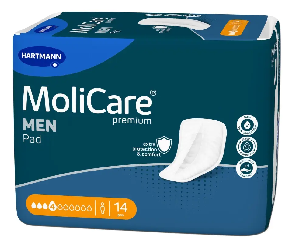 MoliCare MEN inkontinenční pomůcka 4 kapky 14ks