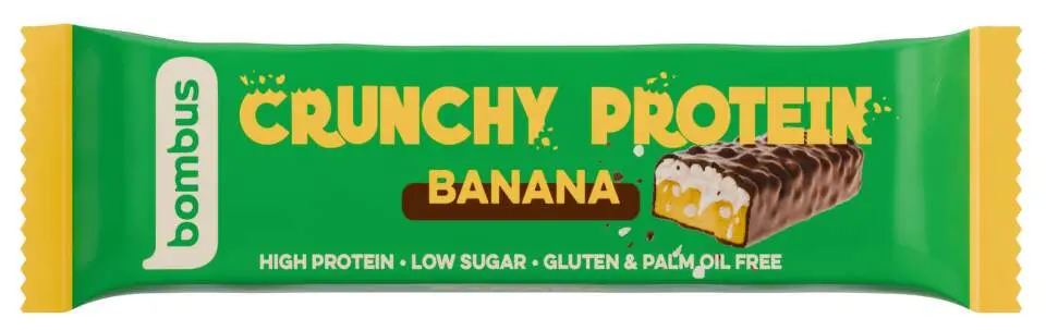 Bombus Proteinová tyčinka Crunchy Banana 50 g
