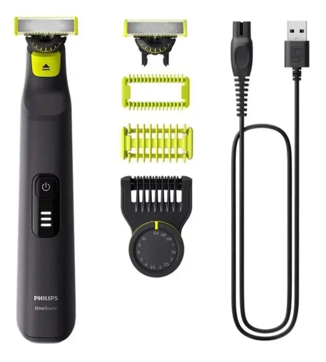 PHILIPS QP6542/15, černý/zelený