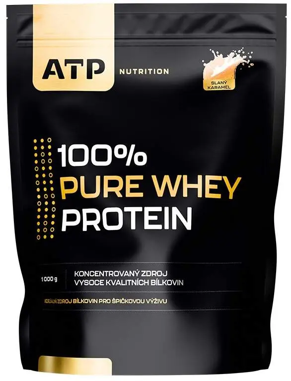 ATP Nutrition 100% Pure Whey Protein 1000 g slaný karamel