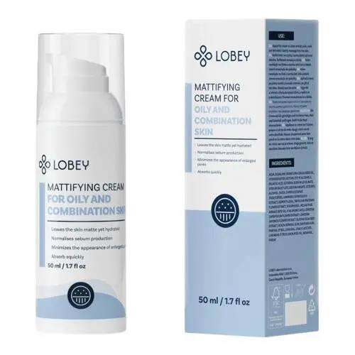 LOBEY Matující krém na mastnou a smíšenou pleť 50ml