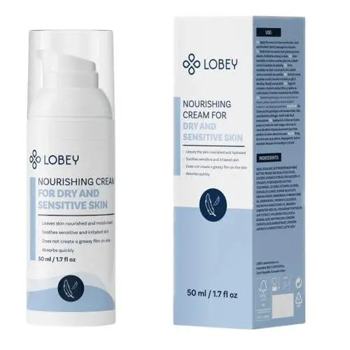 LOBEY Vyživující krém na suchou a citlivou pleť 50ml