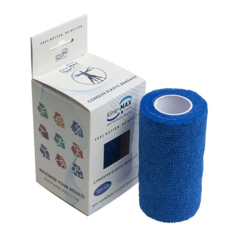 Kine-MAX Cohesive elast.samofix.10cmx4.5m modré