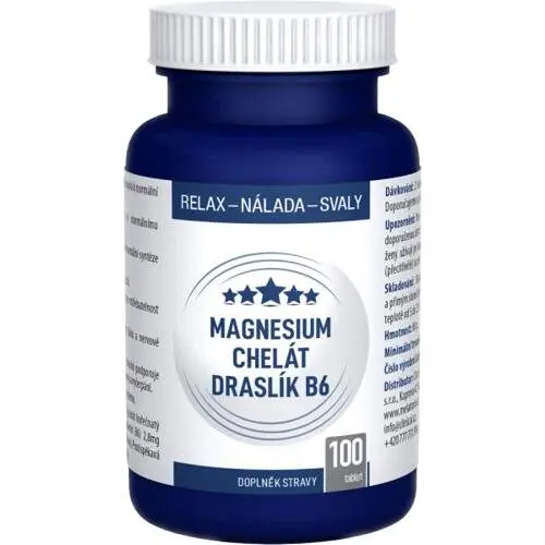 Magnesium chelát + Draslík B6 tbl.100