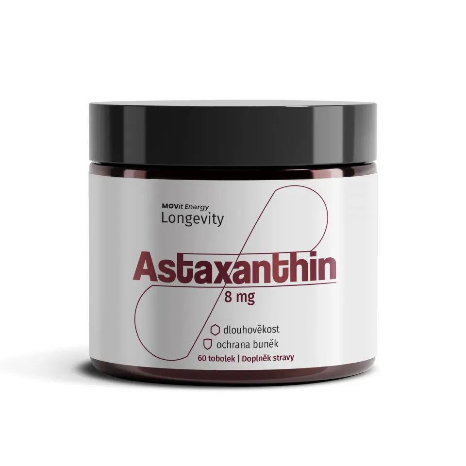 Astaxanthin MOVit Longevity 60 kapslí