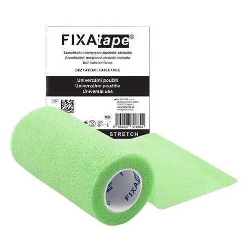 FIXAtape STRETCH samofix.obin.10x450cm neon.zelená