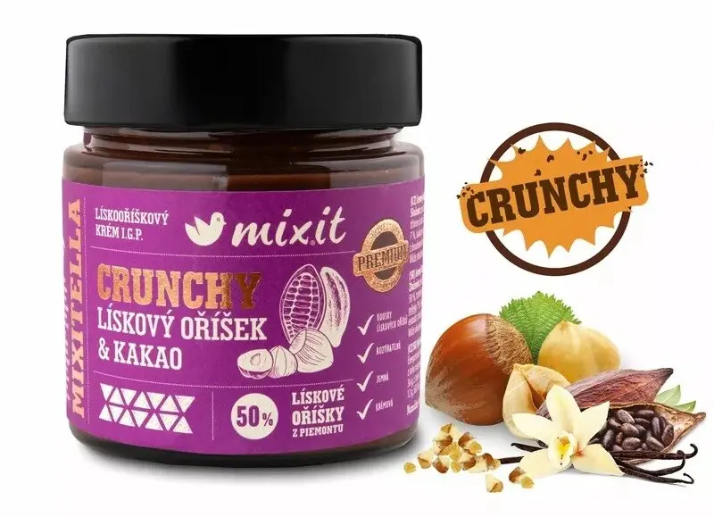 Mixit Crunchy Lískový oříšek&kakao 200g