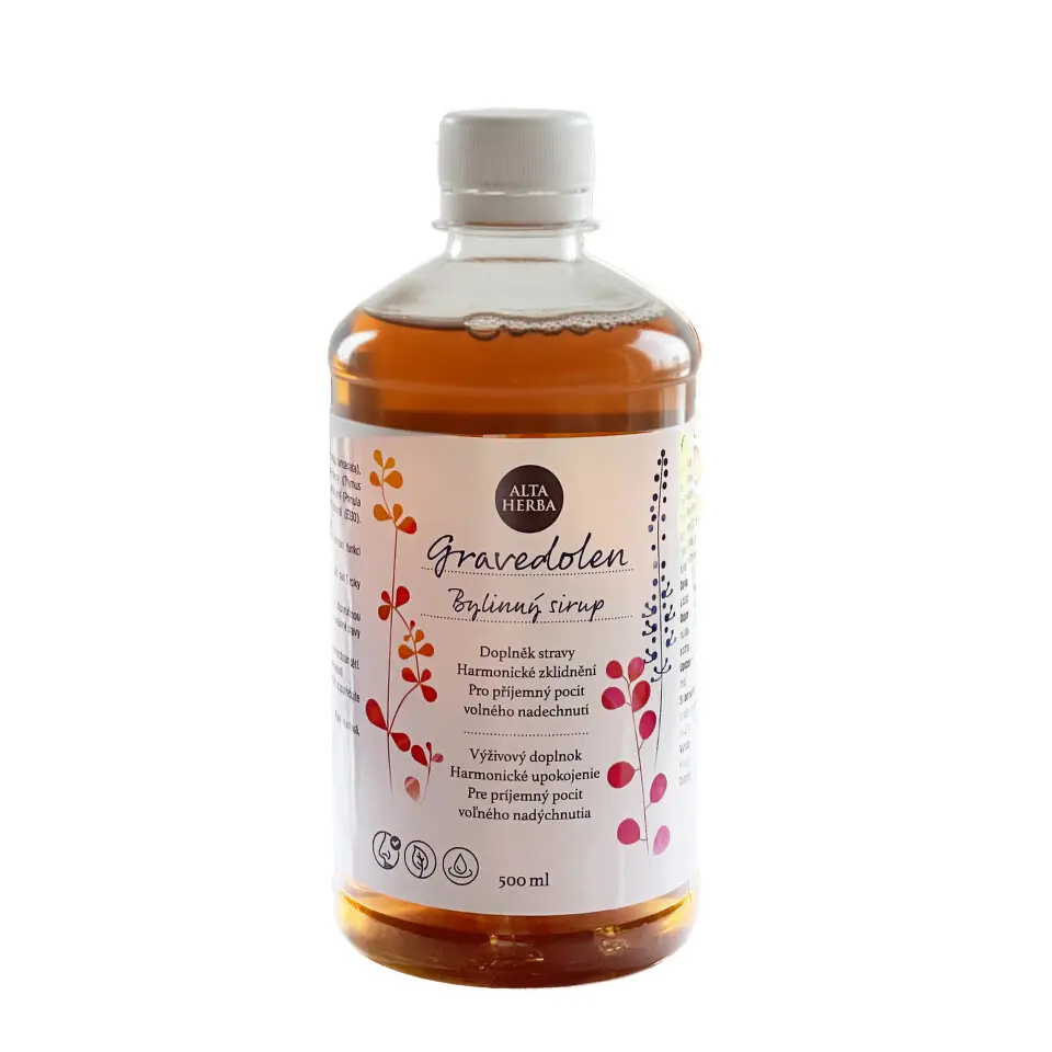 Gravedolen bylinný sirup 500ml