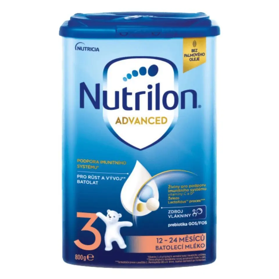 NUTRILON 3 Advanced Batolecí mléko od 12-24 měsíců 800 g