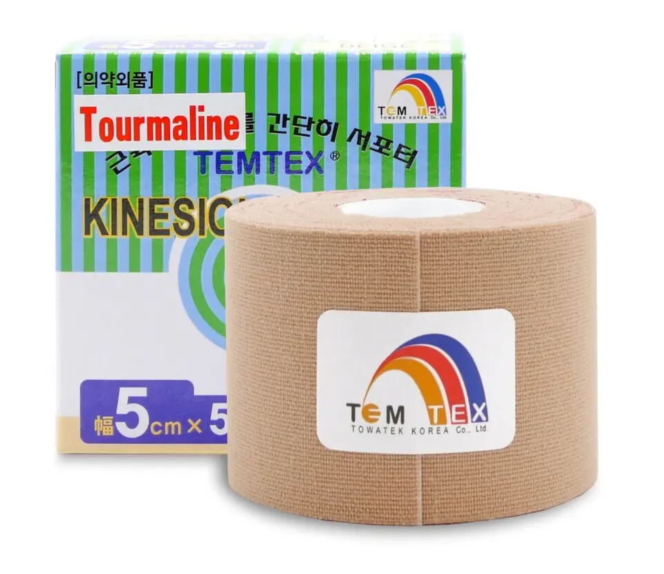 TEMTEX Kinesiology tape Tourmaline béžová 5cmx5m