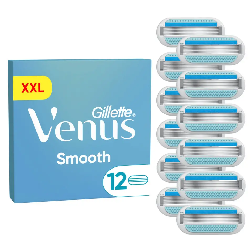 Gillette Náhradní holicí hlavice Venus Smooth XXL 12 ks