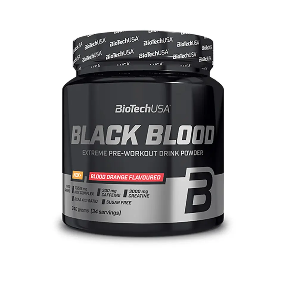 BioTech USA Black Blood NOX+ 340 g Příchuť: