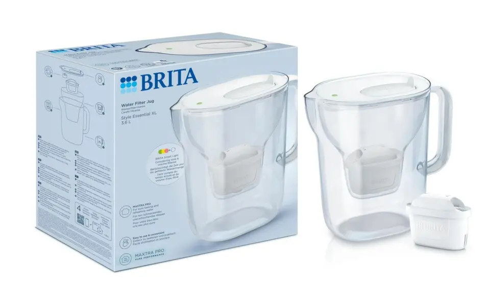 Brita Style Essential XL - filtrační konvice - bílá, 3,6 l