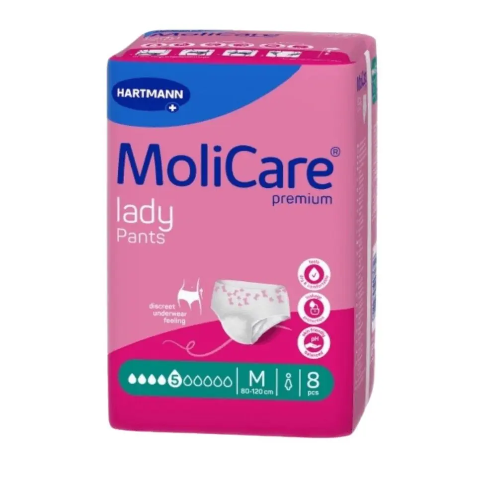 MoliCare Lady Pants inkont.kalhotky 5 kap.M 8ks