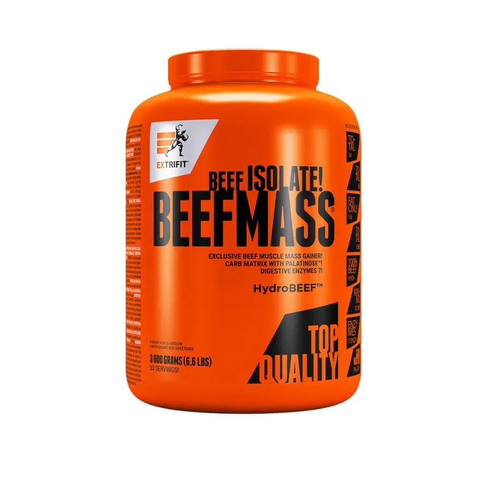 Extrifit BeefMass 3000 g vanilka karamel
