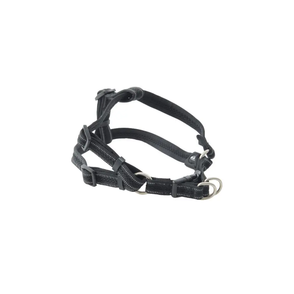 Postroj BUSTER Airmesh reflexní S, 20mm černý