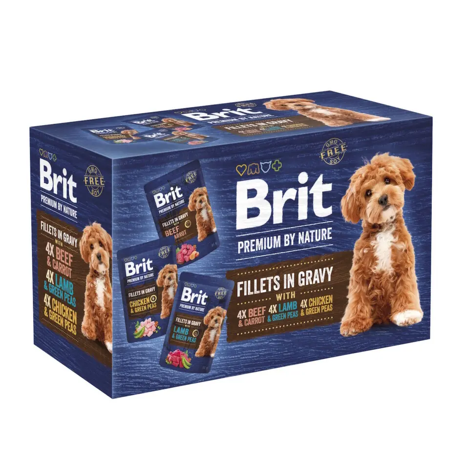 Brit Premium Dog Fillets Gravy Multipack 1020g