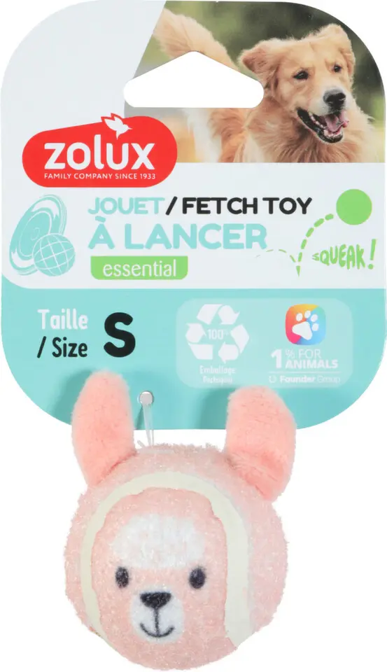Hračka pes TENNIS BALLS míček Lama S Zolux