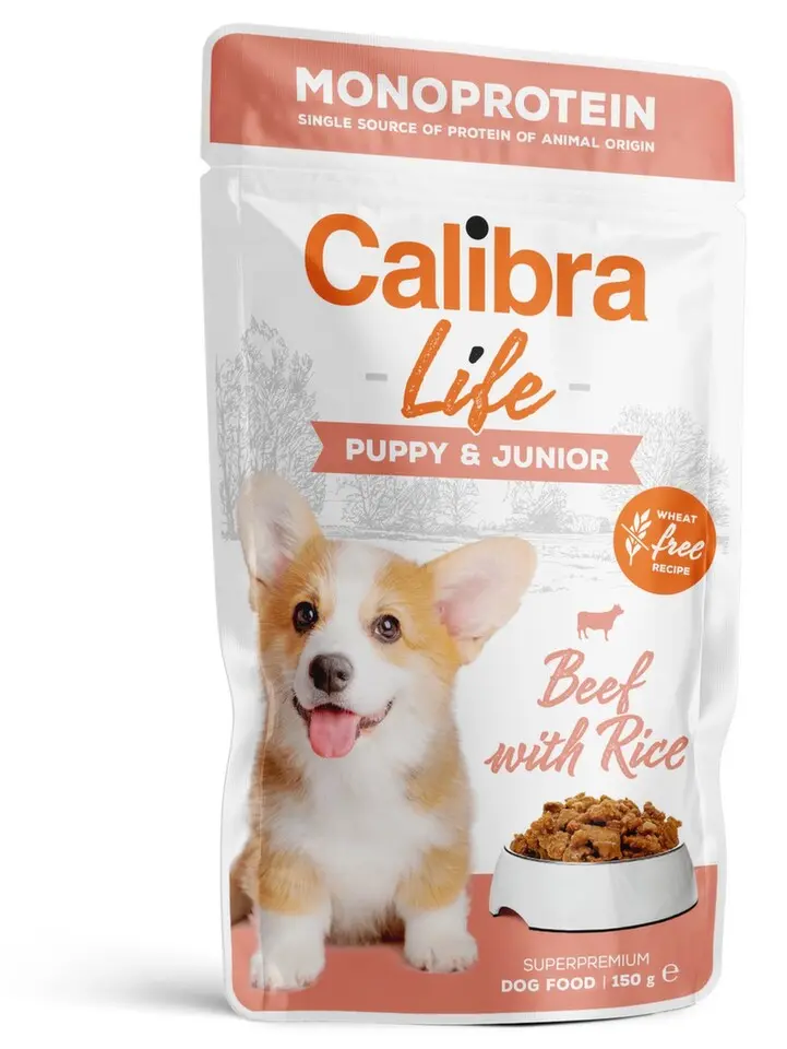 Calibra Dog Life kapsa Puppy&Junior Beef 150 g