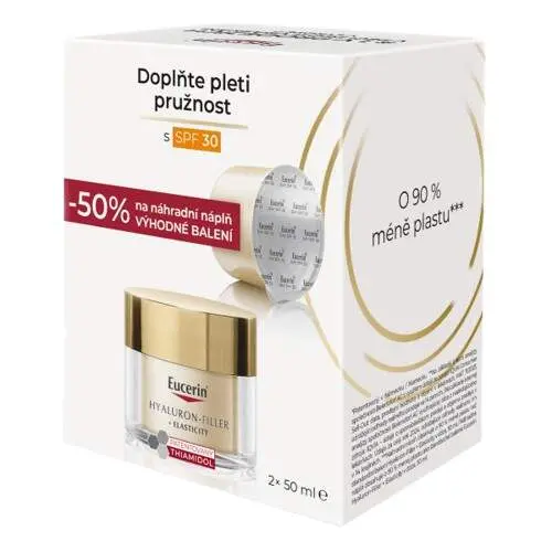 Eucerin Hyal-Fill+Elast.den.kr.SPF30+refill2x50ml