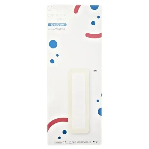 cleveflex plus 10 x 30 cm, silikonové pěnové krytí s okrajem, 10