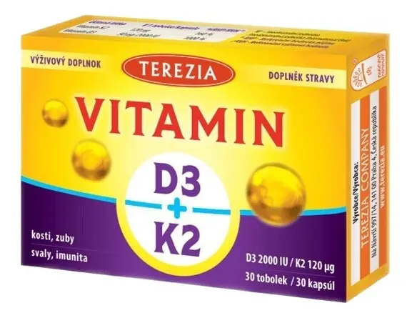 TEREZIA Vitamin D3+K2 30 tobolek