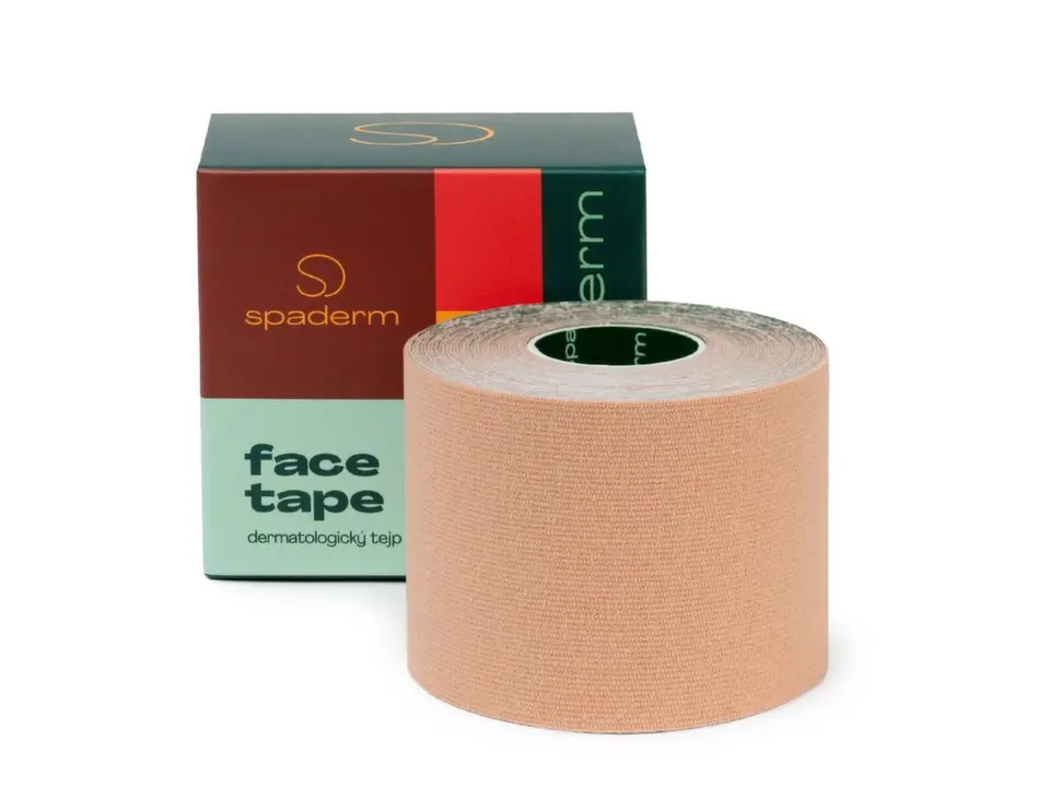 Spaderm Face Tape, tejpovací páska na obličej, 5 cm × 5 m