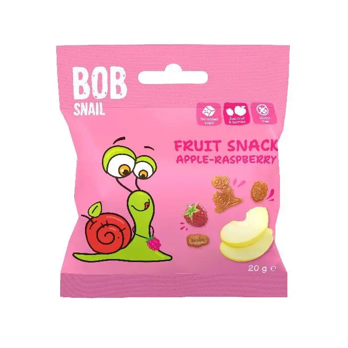 Šnek BOB ovocný snack jablko-malina 20g